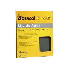 ABRACOL - LIJA DE AGUA N° 80 POR 50 UNIDADES
