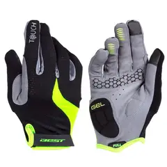 BEST - GUANTES SB-05-9584 NEGRO/VERDE TALLA M