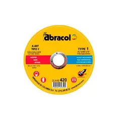 ABRACOL - DISCO DE CORTE FINO DOBLE PROPOSITO 4 1/2 X 1.0 X 7/8