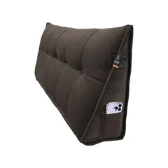 BARAKA HOME - Cojin de Respaldo Bitola 1.5 Plazas - Chocolate