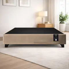 BARAKA HOME - Base De Cama Luton 2 Plz - Beige Claro