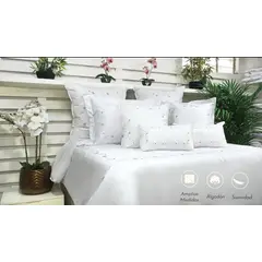 ARLIN TEXTIL - Set Covers Queen size Logo Gris