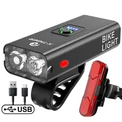 OEM - Set Luces Ciclismo X-TIGER QD0202 1200 Lúmenes