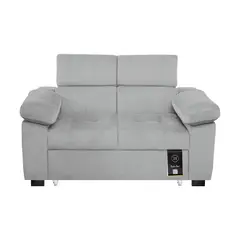 BARAKA HOME - Sofá Cama Baltimore 1.5 Plz - Gris Claro