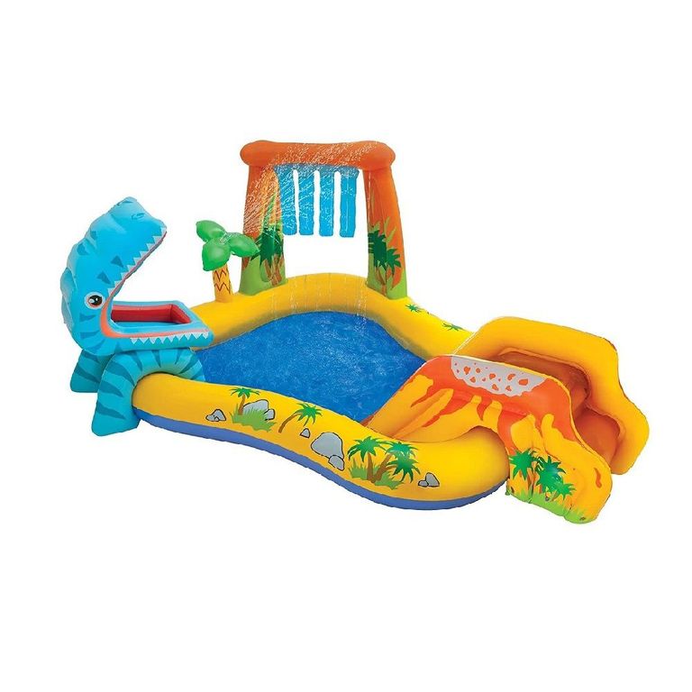 Piscina Bañera Inflable Centro de Juegos de Dinosaurio