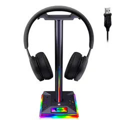 DREIZT - Soporte Parante Audífonos Gamer RGB D6000 Pro