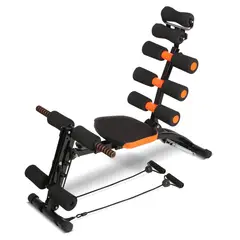 RISUTIMPORT - Banca Abdominal Six Pack 6 En 1, Regalo 2 Bandas