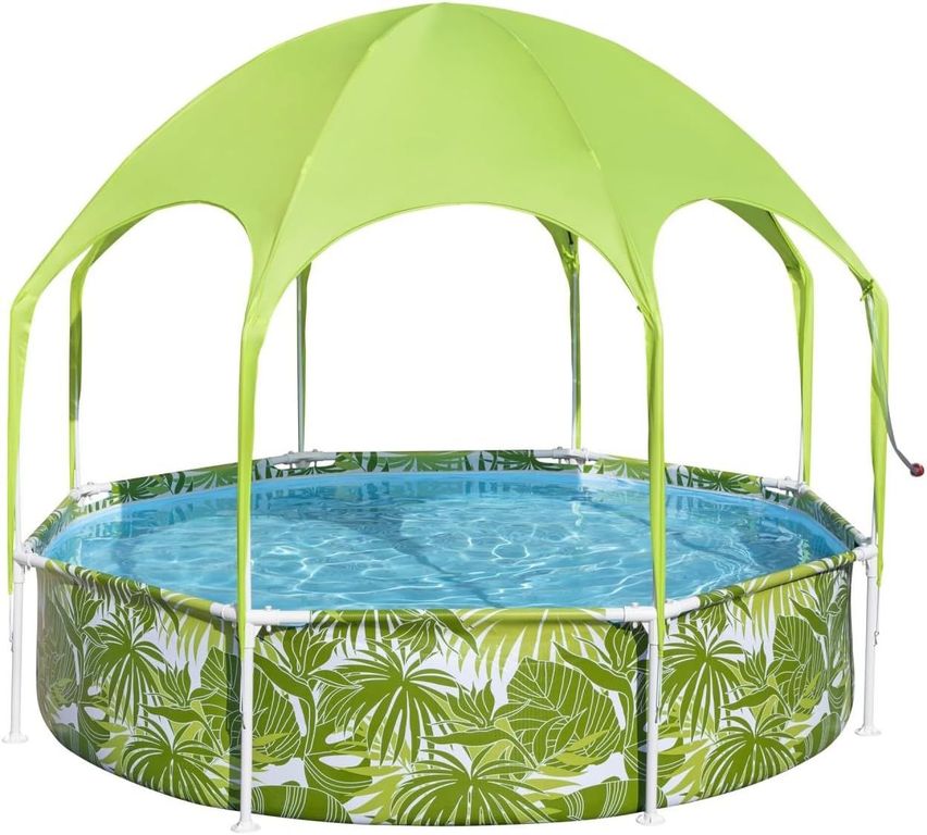 Bestway - Piscina Estructural redonda con techo 244x51 CM