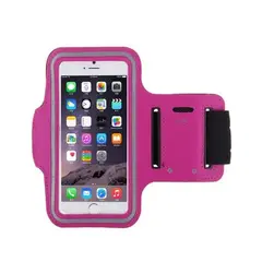 GENERICO - FVK Importaciones - Armband Brazalete Deportivo Fucsia Hasta 5.5 Pulgadas