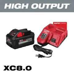 MILWAUKEE - Cargador C/ batería M18™, 8.0 amp-hora, carga rápida, 48-4059