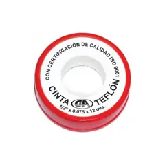 C AND A TOOLS - Pack x 10 : Cinta Teflon 3/4" x 10 Mts  C&A  -  Blanco