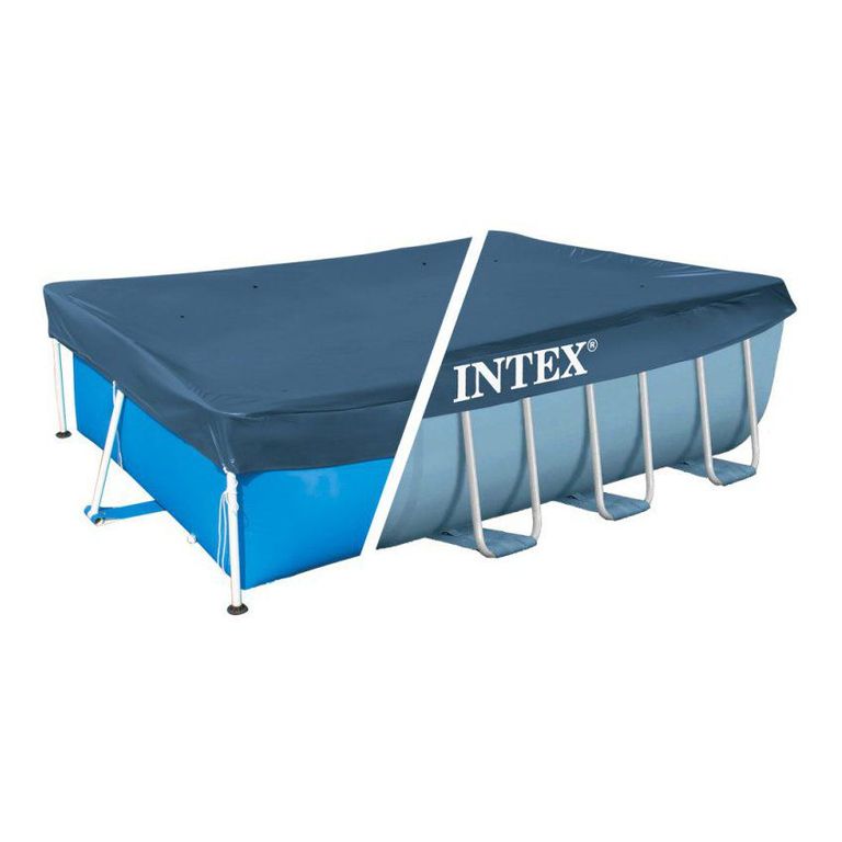 Intex - cobertor para piscina rectangular metal frame 300x200 cm
