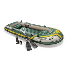 Intex - INTEX - Bote inflable para 4 personas, SEAHAWK