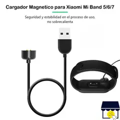 GENERICO - Cargador magnético para Xiaomi Mi Band 5 / 6 / 7
