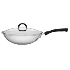 TRAMONTINA - Sarten Wok 28 cm acero inoxidable