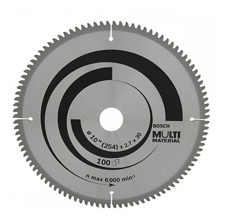 Disco 10" multimaterial 100 dientes bosch 2608.642.202-000