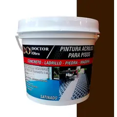 DO DOCTOR OBRA - PINTURA PARA PISOS MARRÓN 1 GALÓN
