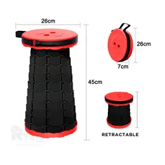 GENERICO - Silla Plegable Portatil Rojo