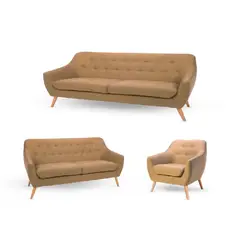 ALTO HOGAR - Juego de Sala 3 2 1 Isabella Beige
