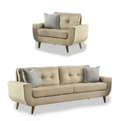 ALTO HOGAR - Juego de Sala 3 1 Kayruth Beige
