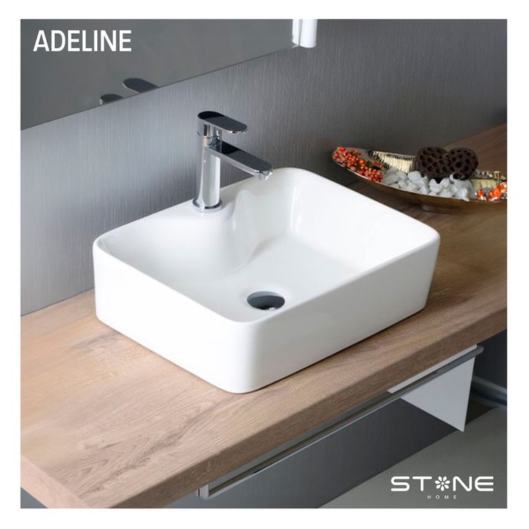 LAVAMANOS MINIMALISTA ADELINE BLANCO STONE