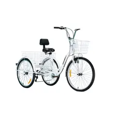 TRICIMAX - Tricicargo Tricicleta Aro 24 6vel Blanco