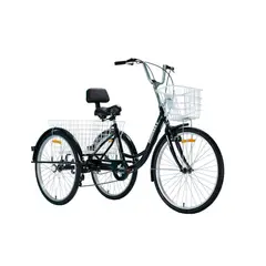 TRICIMAX - Tricicargo Tricicleta Aro 24 6vel Negro