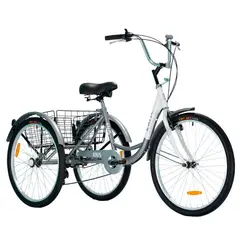 KNUS - Tricicargo Tricicleta Aro 24 7vel Gris