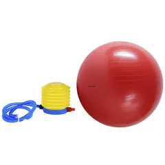 GENERICO - Pelota Yoga Para Gimnasia 85cm Rojo C Inflador