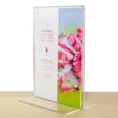 OEM - Portafolleto de Acrilico A6 - Forma de T