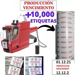 GENERICO - Pistola Fechadora Etiqueta Producción Y Vencimiento Mx6600