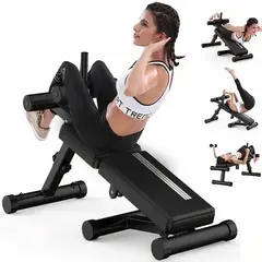BLACKFIT - Banca para Abdominales y Pesas Plegable ps01