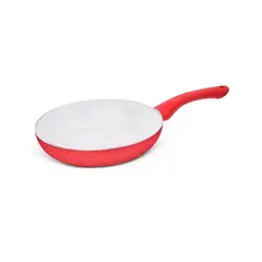 OSTER - Sarten OS-3323RI 28 cm Recubrimiento Antiadherente Cerámico Rojo