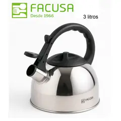 FACUSA - Tetera de 3 litros con Silbador