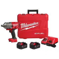 MILWAUKEE - Pistola de impacto inalámbrica 3/4", C/ 2 bat y 1 cargador, 2864-259