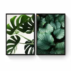 DECO DESIGN - Set Monstera X 2 Pcs - 40X60Cm