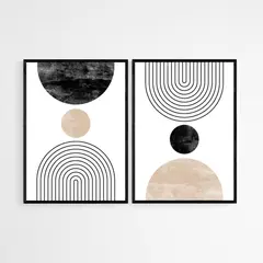 DECO DESIGN - Set Saturno x 2 PCS - 40x60cm