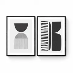 DECO DESIGN - Deco Design Set Wait X 2 Pcs - 40X60Cm