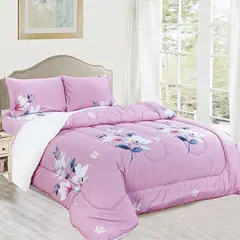 CASATEX - Edredón Acolchado Tela Carnero 100% Algodón + Sabanas 2 Plazas - TC08