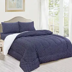 CASATEX - Edredón Acolchado Tela Carnero 100% Algodón + Sabanas 2 Plazas - TC09