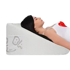 TERAFLEX - ALMOHADA COJIN ANTIREFLUJO BAMBOO MEMORY FOAM 64x60x30 CM