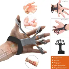 GENERICO - Ejercitador Dedos silicona sujetador de antebrazo