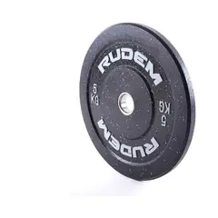 RUDEM FITNESS - Disco de caucho Rudem bumpers 5kg x2