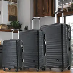 DUKAP - Set de Maletas Juego de 3 Royal Negro RYJN