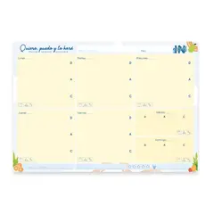 INGENIAL - Planner semanal saludable Triple A