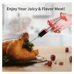 GENERICO - Jeringa Para Inyectar Condimentos en Carne Pavo Pollo