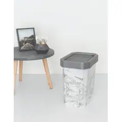 DISA SOLUCIONES ECOEFICIENTES - PAPELERA VAIVEN DECOBIN 26 LTS MARMOL