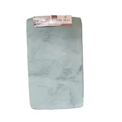 GENERICO - Alfombra piso para dormitorio baño sala plomo verdoso 40 x 60 cm