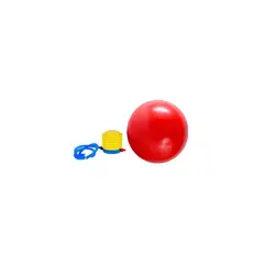 RISUTIMPORT - Pelota rojo para gimnasia 85cm yoga