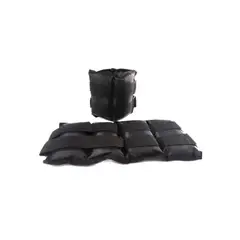 GENERICO - Par tobilleras con peso 1 kg-color negro